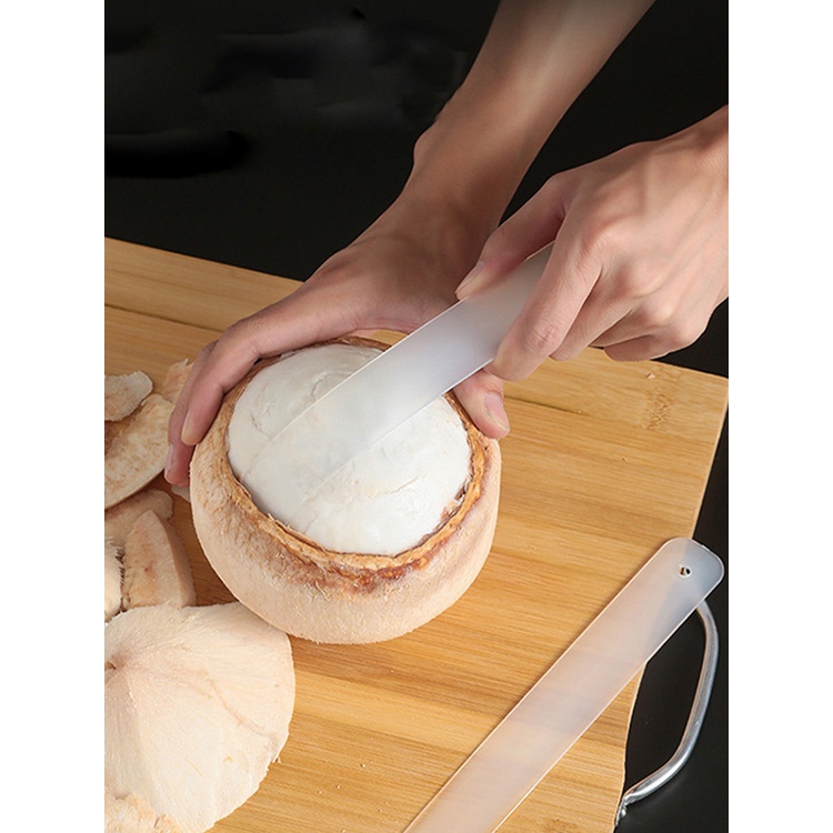 1pc Food-grade PP Coconut Meat Remover Portable Washable Gadget Dapur Alat Gali Buah Lembut