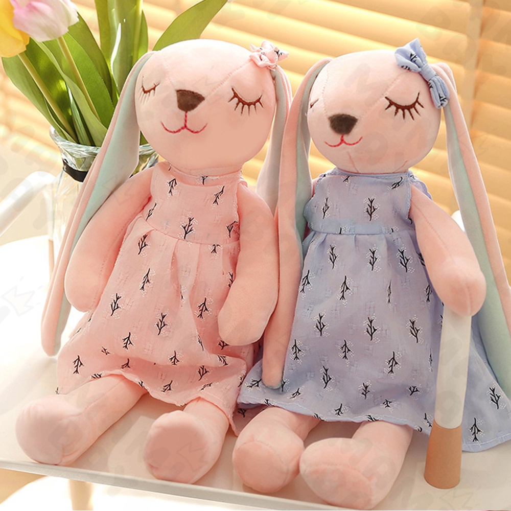 Mamibayi Boneka Bayi Kelinci Boneka Tidur Plush Rabbit Doll 35Cm