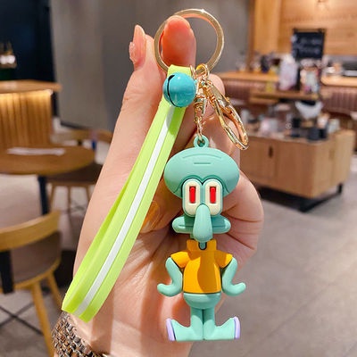 Charms Hadiah Untuk Anak Laki-Laki Dan Perempuan 3D Kartun Gantungan Kunci Anti-Hilang Tali Logam Universal Mobil Rumah Tas Telepon Case Bluetooth Earphone CoverKey Rantai