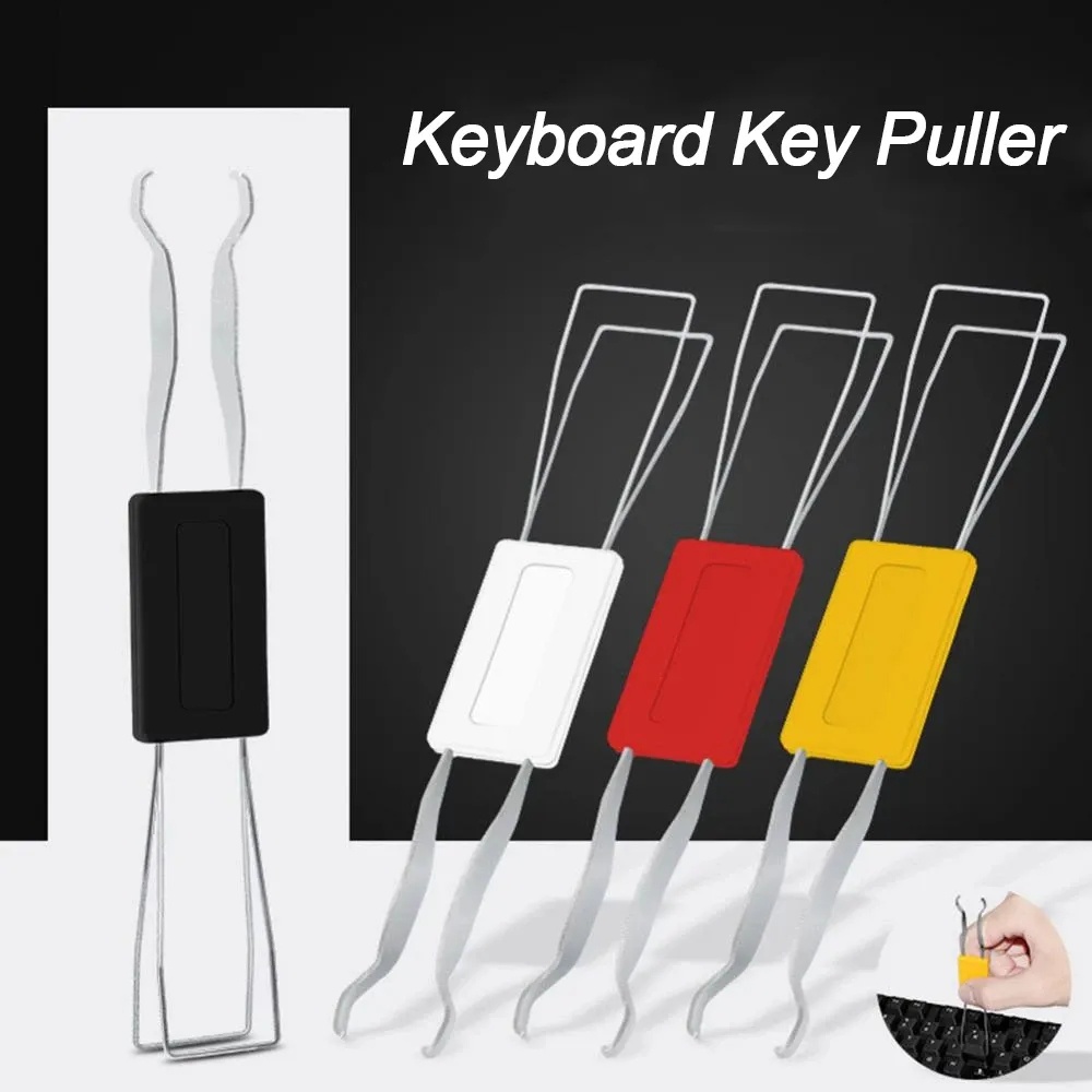 Keycap Remover Keyboard Mekanik 2in1 Universal Aksesoris Pengganti Keycap Ringan Switch Extractor Alat Cabut Tombol Penarik Topi Kunci Keyboard