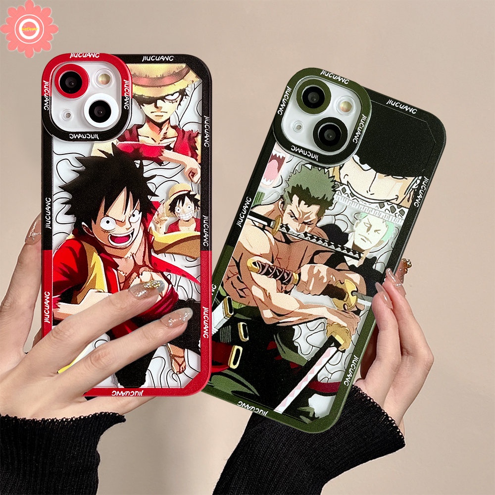 Case Untuk Infinix 12pro Hot8 11s 10s Nfc 10 Lite 12i 20 20s Smart6 4 5 Plus Hot 11s 11 9 10 12 Play Note 10 11 12 Pro 12 2023 Ganteng Zoro Luffy Anime Kartun One Piece Sarung Soft Case