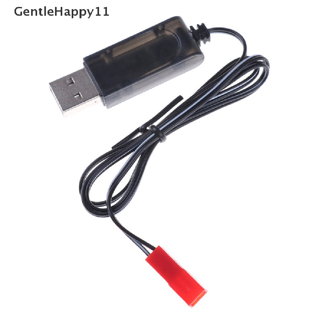 Gentlehappy Kabel Adaptor Charger USB 3.7V Hitam Untuk Sky Viper Helicopter 1Pc id