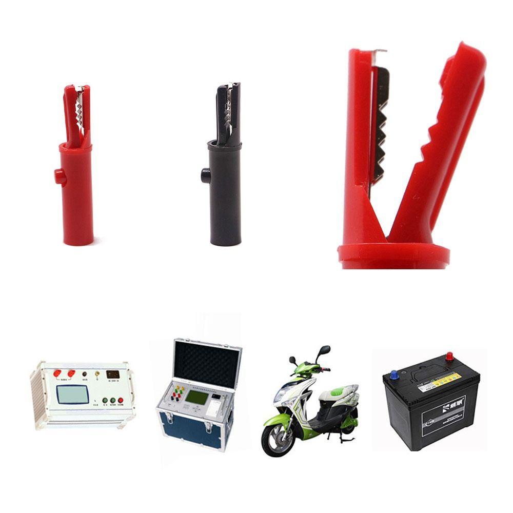 Chookyy Push Button Type Crocodile Clip Full Protective Insulative Pelindung Penjepit Untuk Multimeter Profesional Alligator Clip