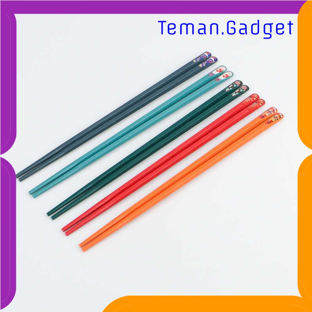 TG - DPR KANGJUNWEISHI Sumpit Makan Japanese Chopstick 5 Pasang - BP02