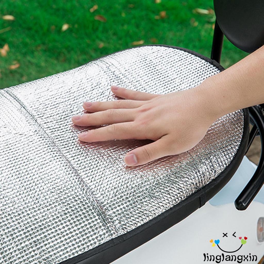 Llx-sarung Kursi Motor Listrik, Pelindung Sinar Matahari Thermal Insulation Waterproof Universal Summer Mat