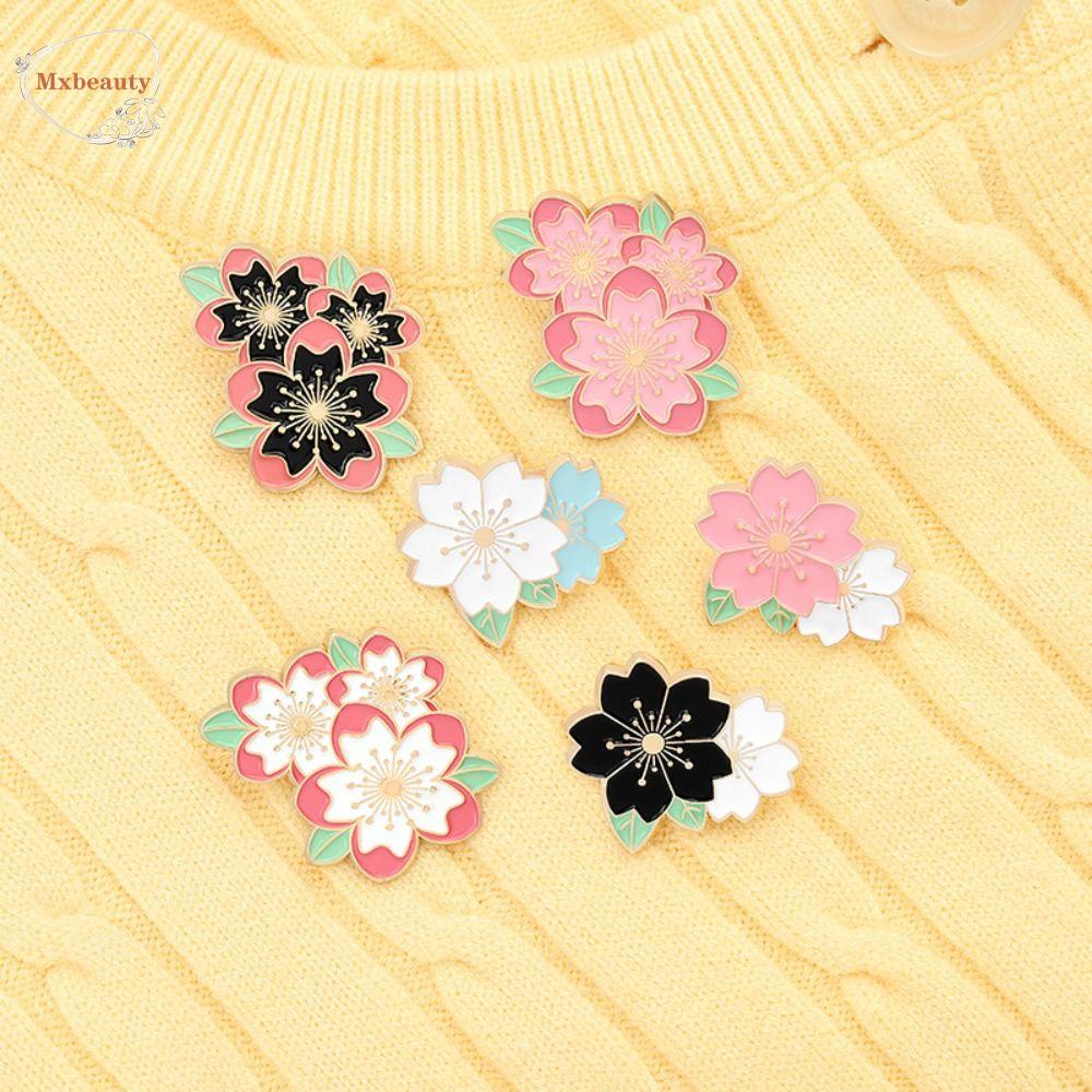 Mxbeauty Sakura Bros Desain Kartun Aksesoris Baju Unik Hadiah Cowok Baking Cat Wanita Brooch