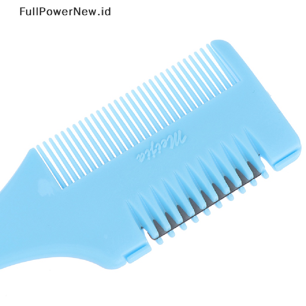 Power Double Sides Hair Cutg Penipis Rambut Cukur Sisir Trimmer Dengan Pisau DIY Tool ID