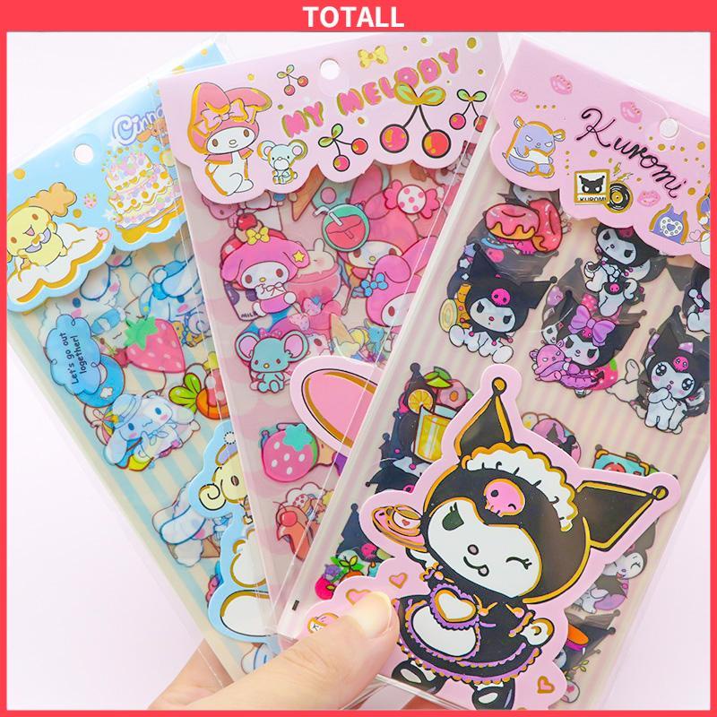 COD 4pcs Stiker Koromi Waterproof Kartun Untuk Jurnal Dekoratif Stiker-Totall