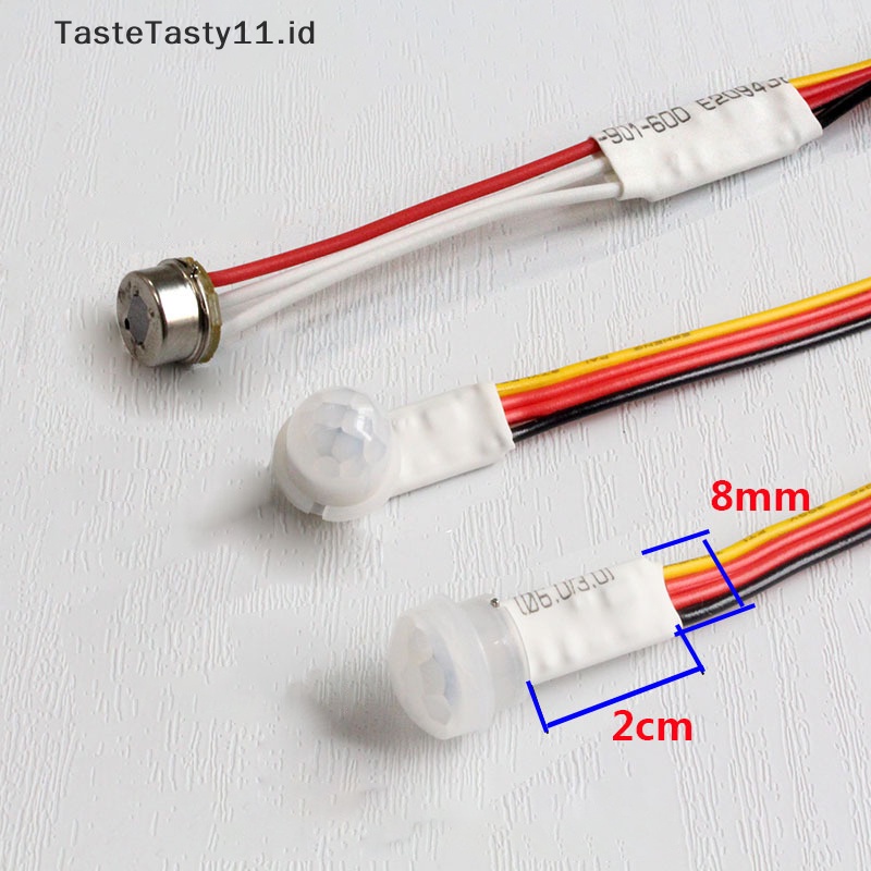 Tastetasty Modul Mini 3A Saklar Controller Sensor Tubuh Induksi Infrared Untuk Lampu LED.