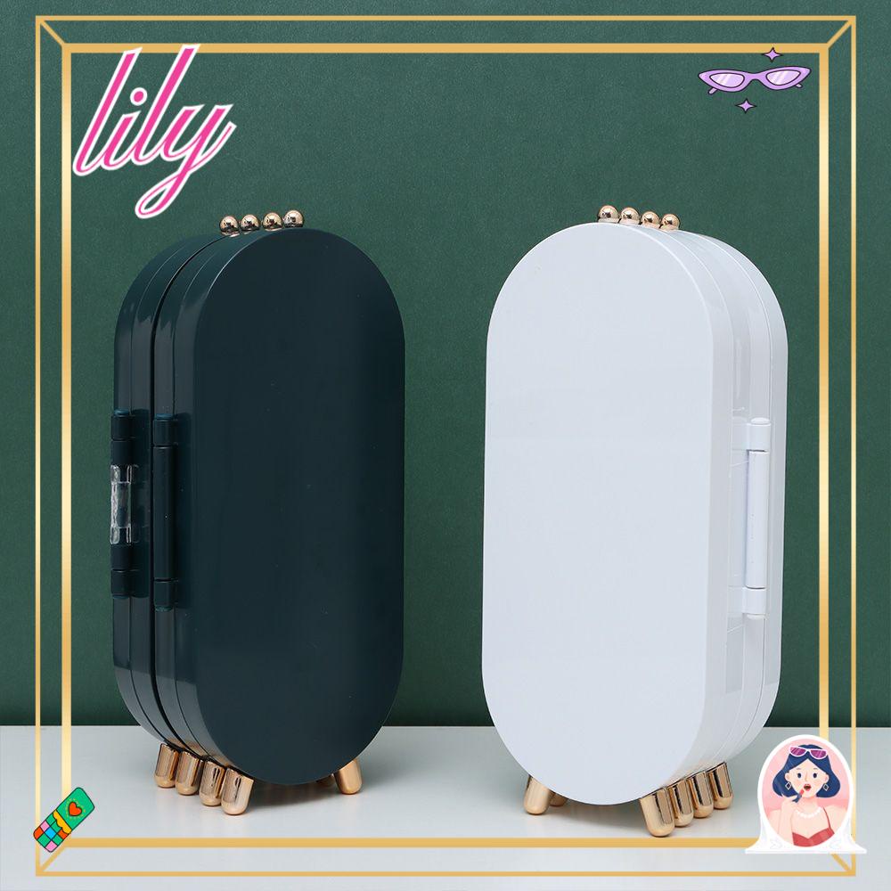 Lily Tempat Anting Kotak Penyimpanan Hadiah Kalung Display Stand Big Capacity 4pintu