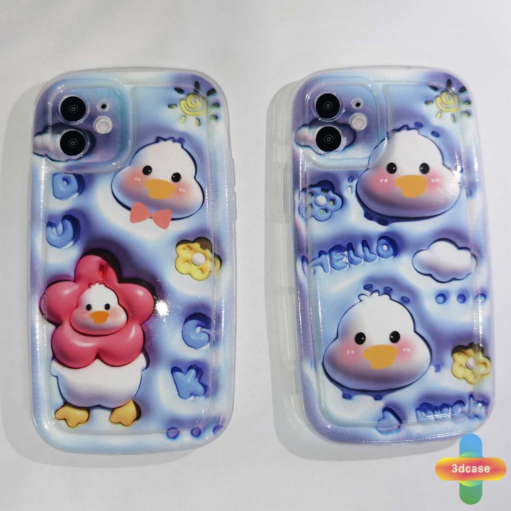 Case Samsung A22 A03S A50 A32 A14 A13 A23 A52 A12 A03 A04 A04S A02S A20 A50S A30S A52S A30 M12 M22 M32 A125 A14 LTE A13 Lie A037F F12 M04 M10S M02S A025 A205 A305 F02S Y22S Y20I Y12S Y17 Y15 Y15S Cute Duck Soft Airbag Soap Case