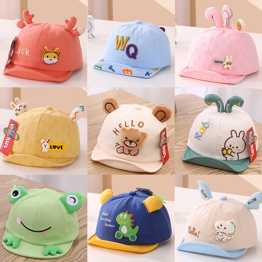 Topi Bayi Lucu Kartun Hewan Bayi Topi baseball Anak super cute