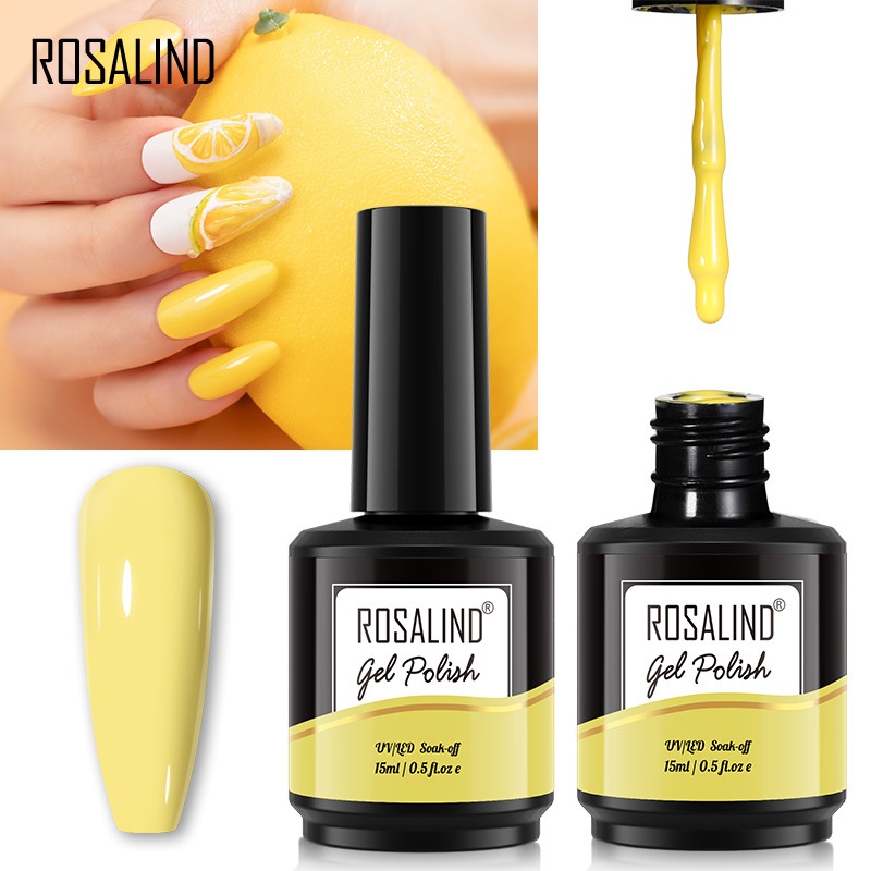 ~AB~ Rosalind 15 mL 40 Warna Kutek Cat Kuku Gel polish Kuteks UV Gel Kutek Gel UV LED Nail Polish Nail Gel