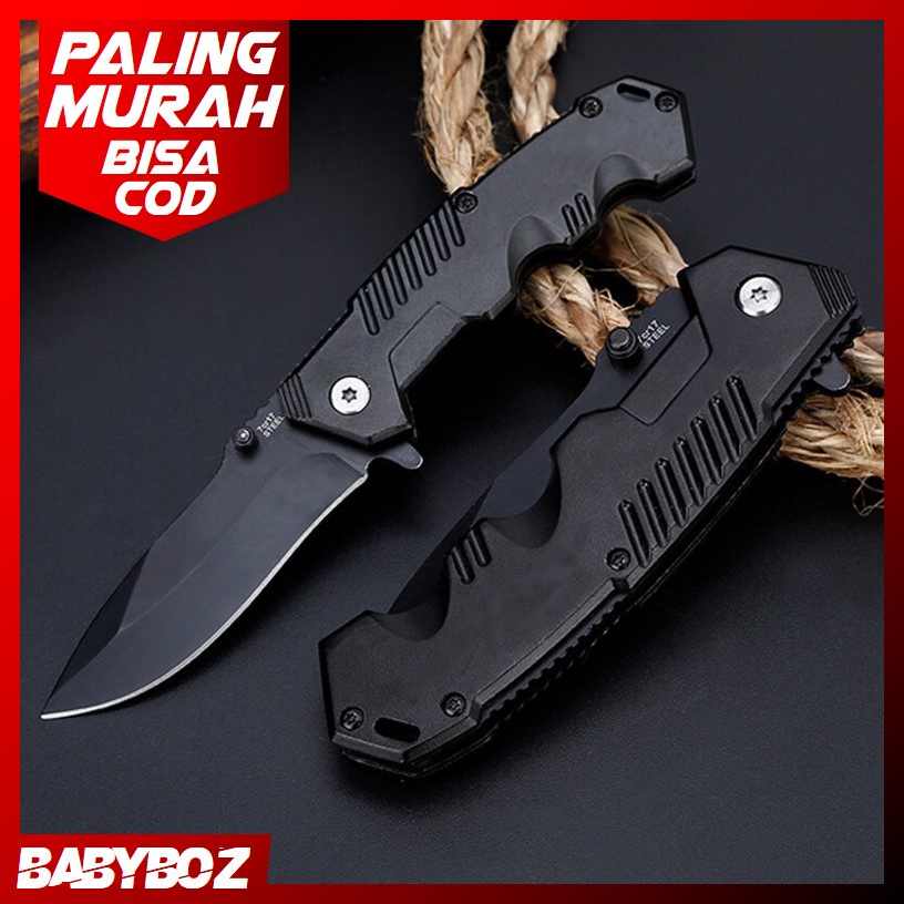 BBM - PEGASI Pisau Lipat Folding Knife Survival Camping EDC
