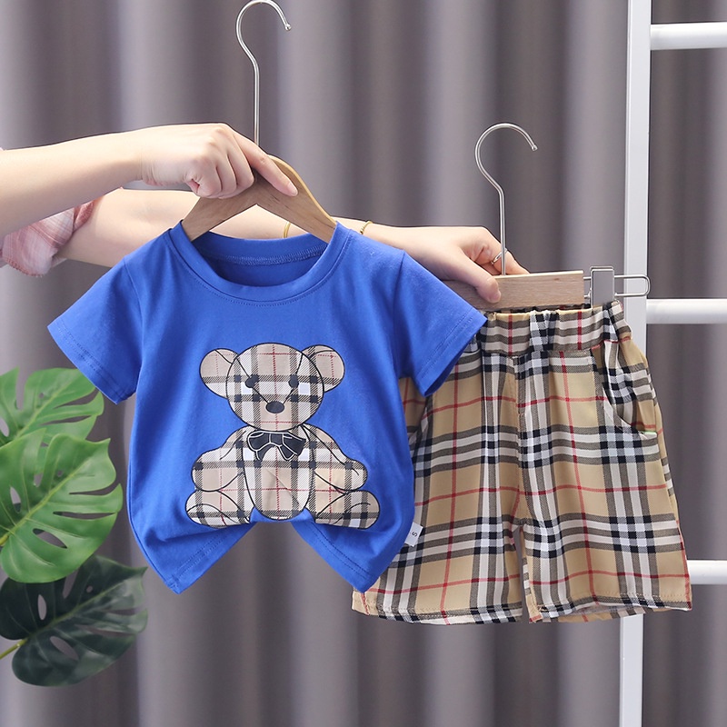 1234OS - Setelan bayi import lengan pendek / setelan anak.