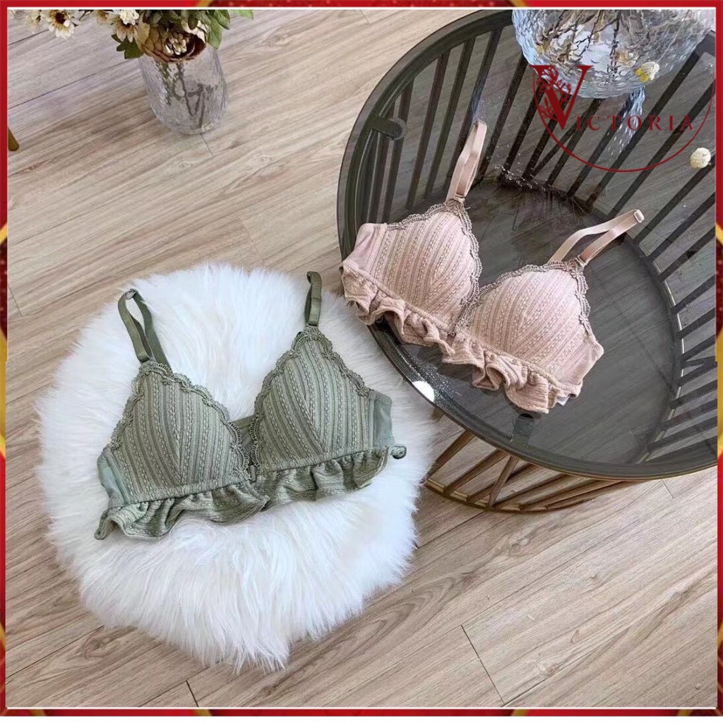 Celyne Bra BH Wanita Model Push-Up Bahan Lace Breathable Hiasan 9032