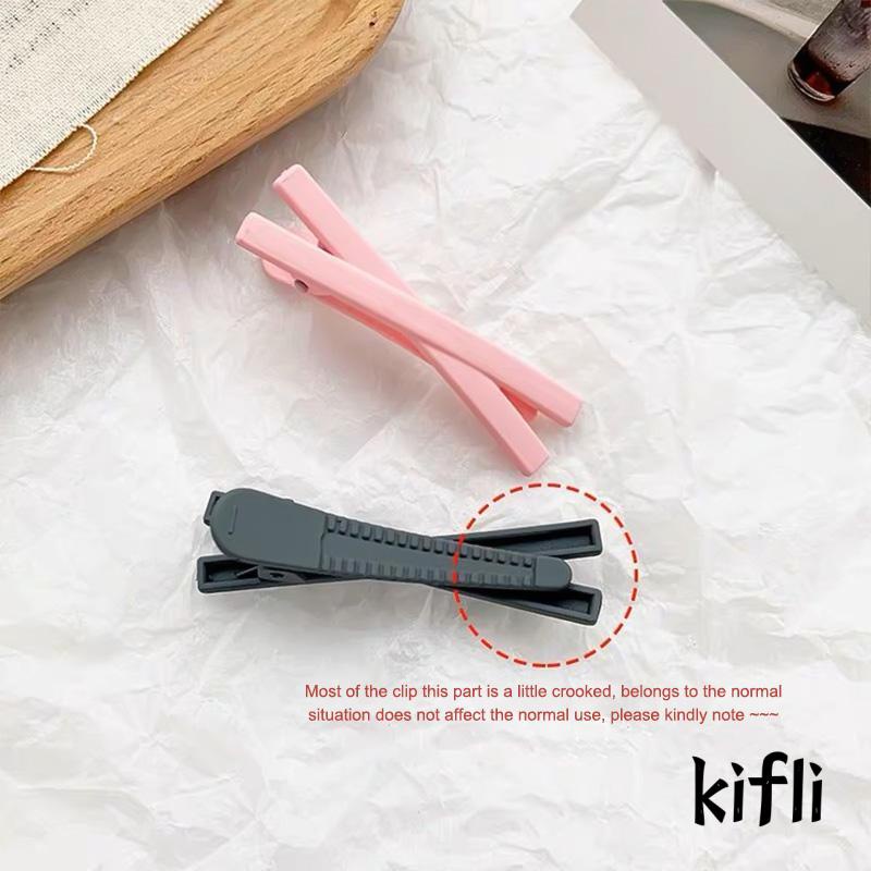 [KD] Frosted Cross Hair Clip Sweet Candy Color Side Clip Poni Klip Jepit Rambut Sederhana