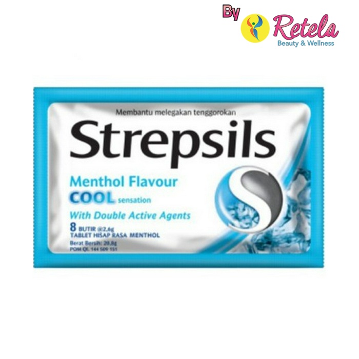 

Strepsil Cool Pouch Isi 8 Tablet Hisap