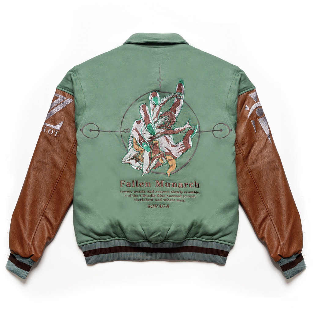 Fallen Monarch | Zealot Series | Sovaga Varsity Jacket