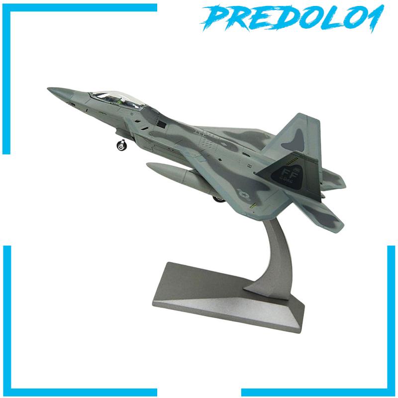 [Predolo1] Pesawat Model Display Fighter F22 Skala1 Untuk Rak TV Cabinet