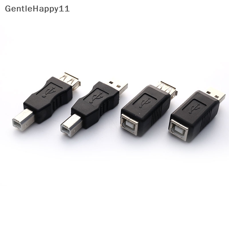 Gentlehappy USB 2.0 type A Female to type B Male Printer Scanner Adapter Converter Konektor id