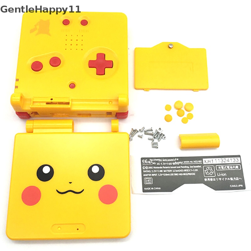 Gentlehappy Replacement Yellow Limited Housing Shell Case Kit Untuk GBA SP Gameboy Advance SP id