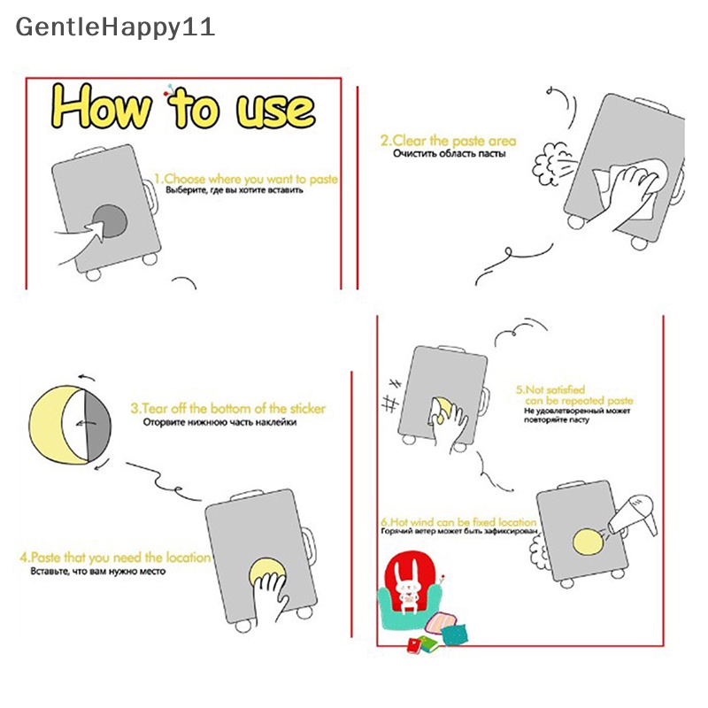 Gentlehappy 30Pcs Windows+Word/Excel/Adobe Photoshop Panduan Keyboard Shortcut Sticker id