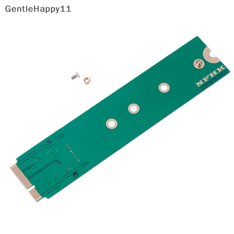 Gentlehappy M.2 NGFF SATA SSD converter adapter card Untuk macbook air 2012a1465 A1466 id