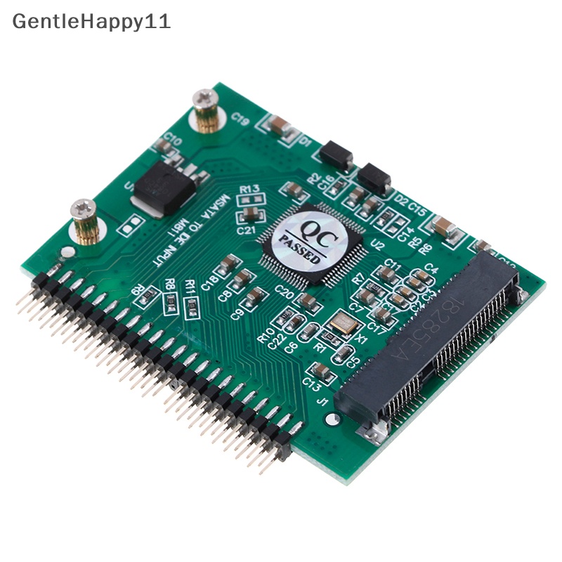 Gentlehappy mSATA adapter mSATA SSD to 44Pin IDE adapter mSATA IDE converter card Untuk id laptop