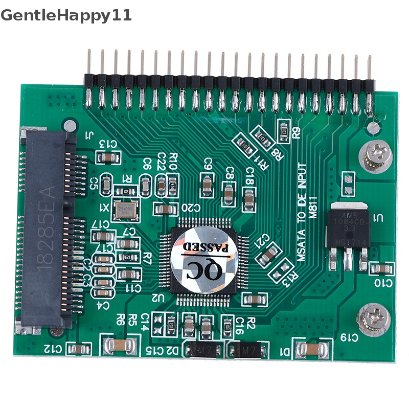 Gentlehappy mSATA adapter mSATA SSD to 44Pin IDE adapter mSATA IDE converter card Untuk id laptop