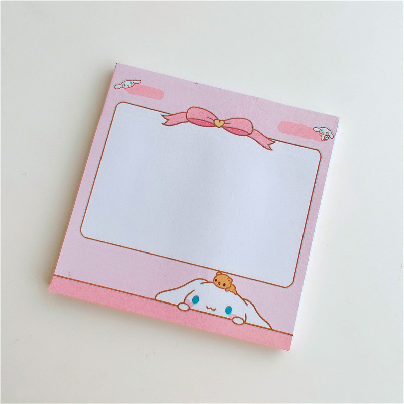 [21Gaya] 50lembar/buku Kartun Koleksi Boneka Lucu Sticky Note Portable Message Memo Kantor Kertas Pesan Alat Tulis Siswa