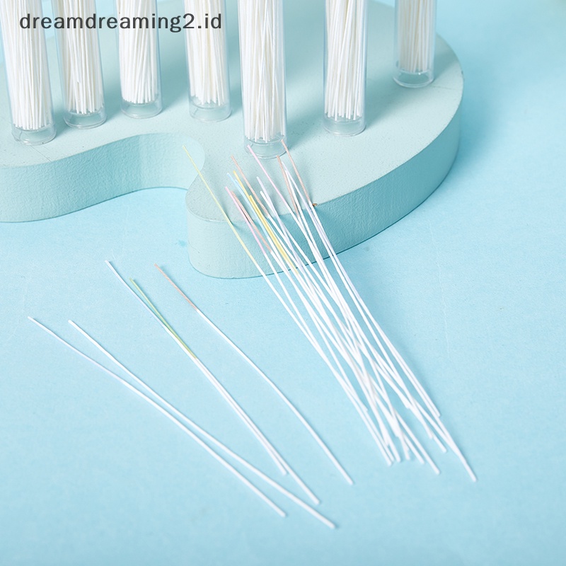 (drea) 60/70/160pcs Set Pembersih Telinga Grass Paper Floss Alat Aftercare Lubang Telinga//