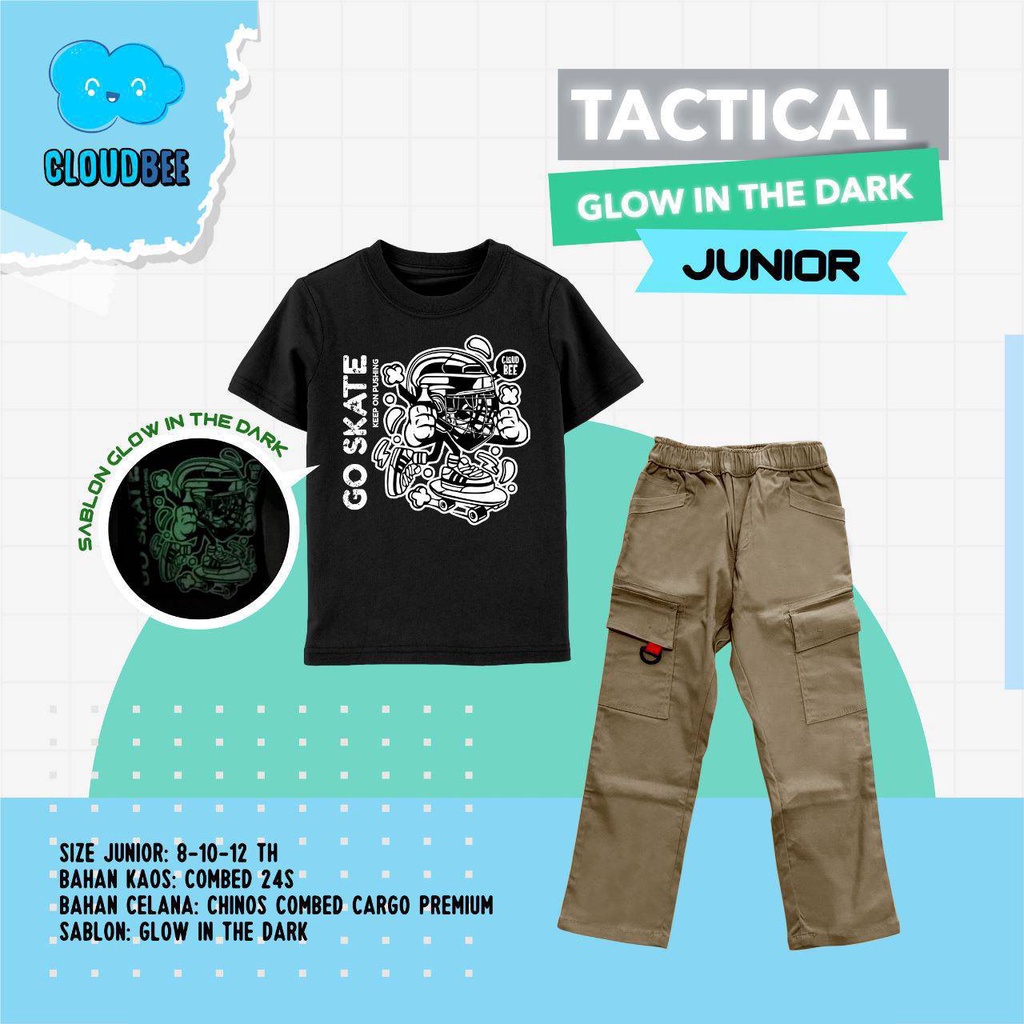 Set Tactical Glow In The Dark Cloudbee