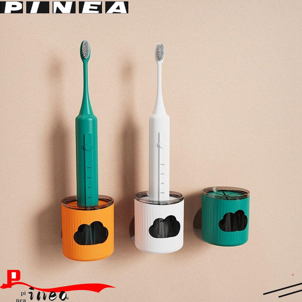 Tempat Sikat Gigi Nanas Aksesori Kamar Mandi Tempel Dinding Bebas Pukulan Toothbrush Organizer