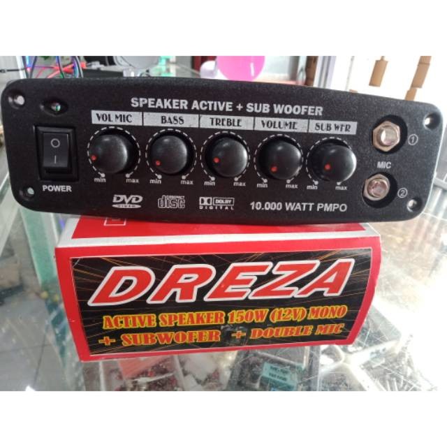 Kit Power Speaker Aktif  DC 12V la4440 150 Watt DREZA