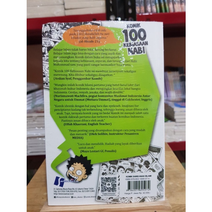 Komik 100 Kebiasaan Nabi Jilid 1