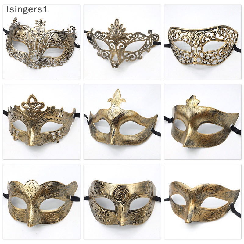 [lsingers1] 1pc Topeng Masquerade Topeng Pesta Kostum Halloween Wanita Pria Fancy Dress Butik