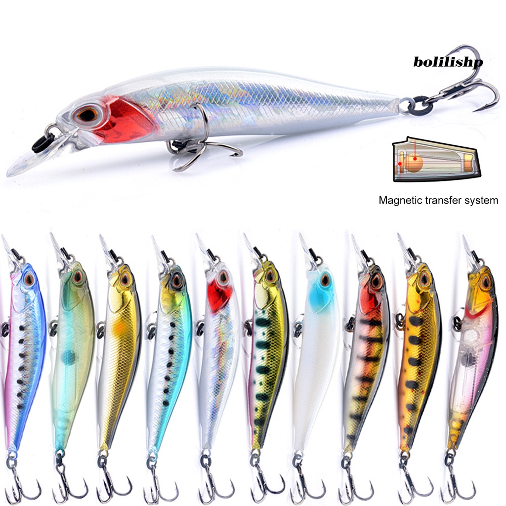 Bo-8.4g Umpan Umpan Kait Tajam Semua Aplikasi Air Meningkatkan Tingkat Memancing Built-in Ikan Kecil Hovering Colorful Artificial Lure Outdoor Fishing