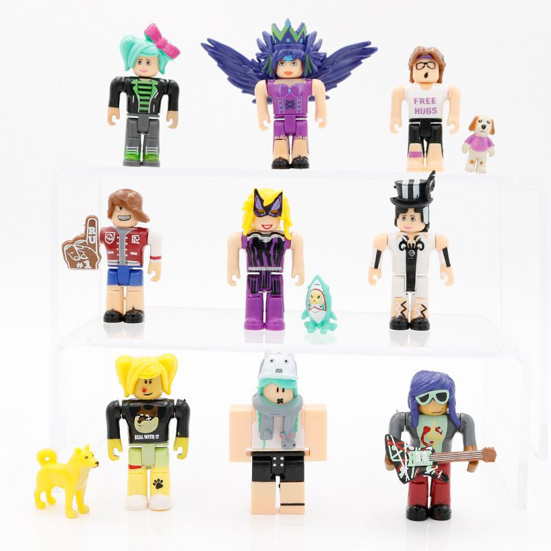 Game Roblox Karakter Building Blocks Figure Mainan Aksesori Roblox Action Figure Mainan Koleksi Hadiah Untuk Anak