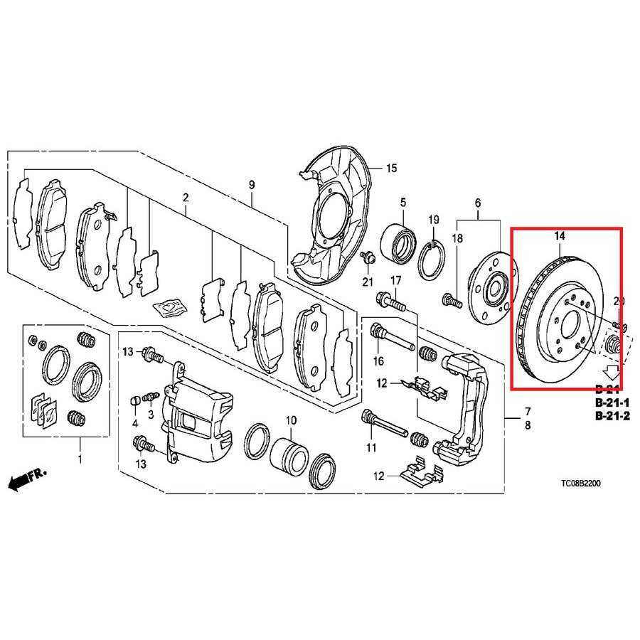 Disk brake depan accord cp2 2008 2009 2010 2011 2012 disk brake accord cp2 2008 2009 2010 2011 2012 