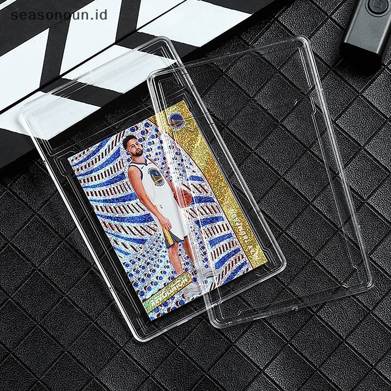 Seasonoun 90x65mm Akrilik Jumbo Game Star PSA Trading Card Slabs Sleeves Holder Case.