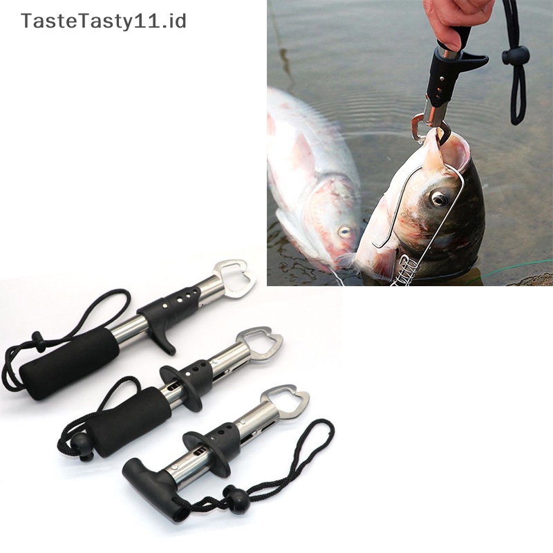 Tastetasty Portable Fishing Gripper Pegangan Bibir Ikan Stainless Steel Menangkap Ikan Gurame.