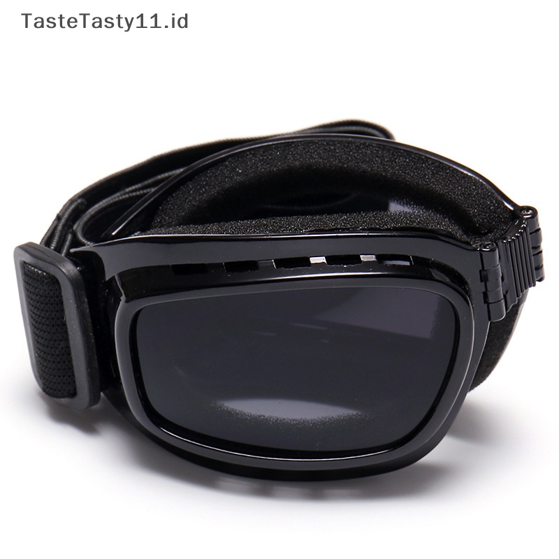 Tastetasty Protection Goggles Clear Glasses Motor Riding UV Protection Goggles Angin Debu Tahan Debu Bersepeda Outdoor Sport Goggles.