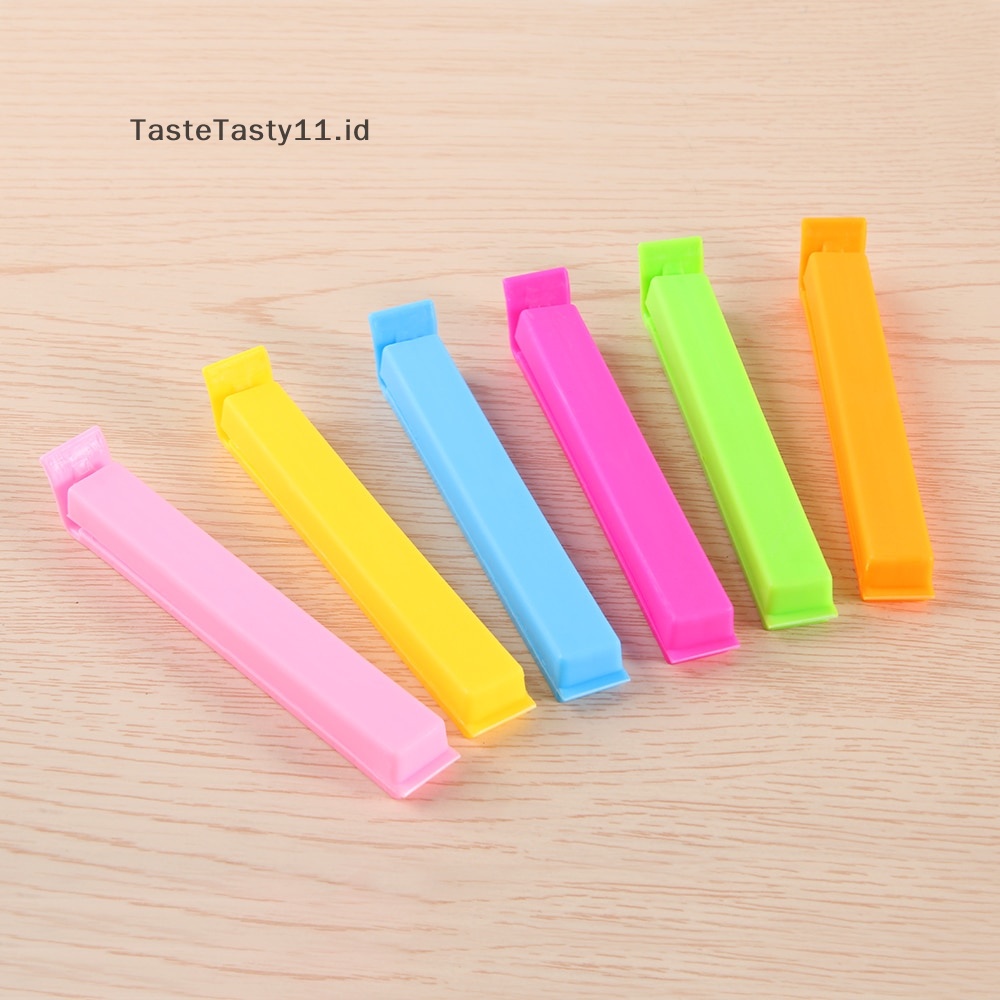 Tastetasty 10Pcs/lot Penyimpanan Makanan Snack Sealing Bag Klip Sealer Penjepit Klip Kantong Makanan.