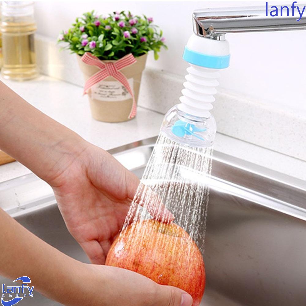 Lanfy Faucet Extender Rotatable Swivel Filter Pemurni Air Aksesori Kamar Mandi Rotary Faucet Nozzle Adapter
