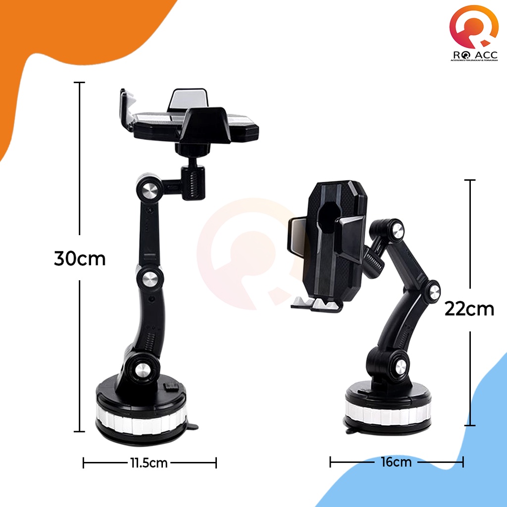 [RO ACC] NVN-CH19 PHONE STAND HOLDER TATAKAN PEGANGAN HP 2IN1