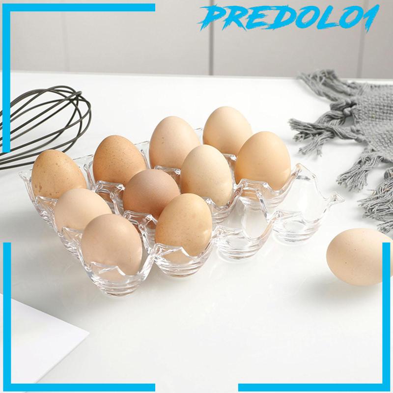 [Predolo1] Tempat Telur Egg Cartons Kapasitas Besar Untuk Kulkas Kabinet Dapur