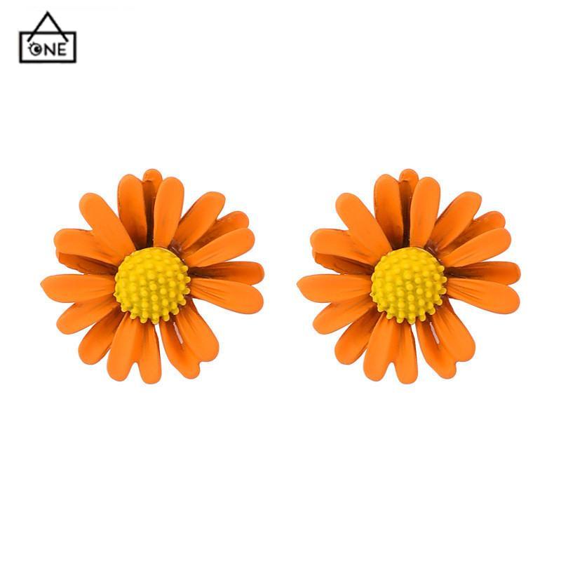 COD❤️1 pasang anting daisy minimalis Korea-A.one