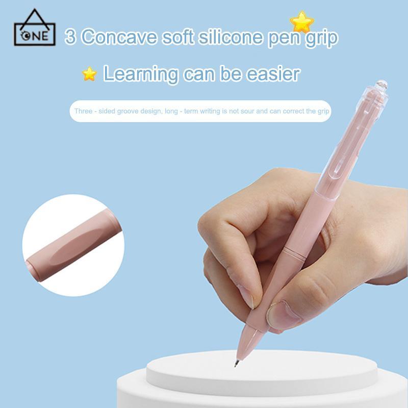 COD❤️Pulpen Tinta Gel Hitam 0.5mm Retractable Portable Untuk Pelajar-A.one
