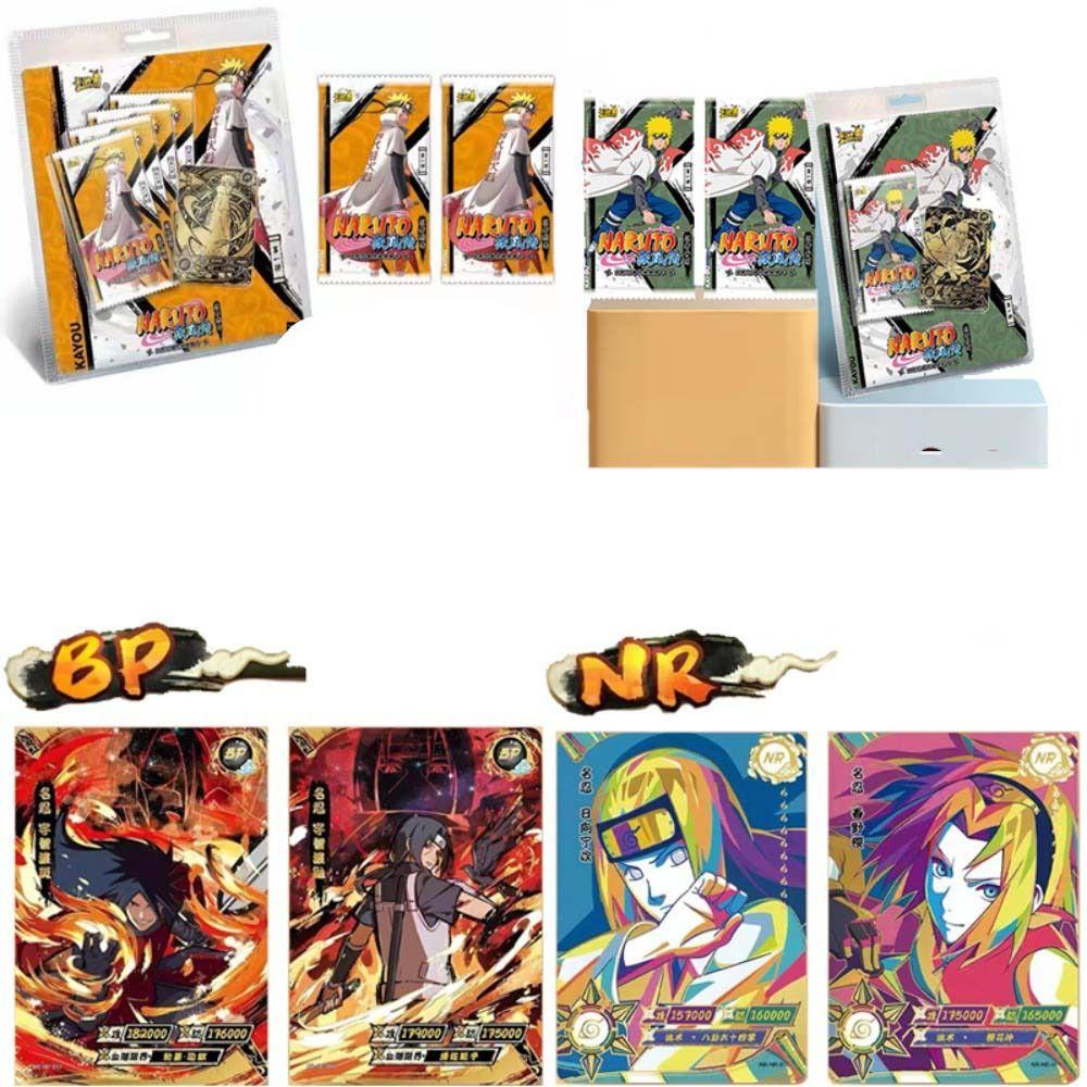 Lanfy Animasi Naruto Kartu Mainan Anak Game Card Hadiah Natal Kartun Anime Koleksi Kartu Langka Battl Card Naruto Karakter Klasik